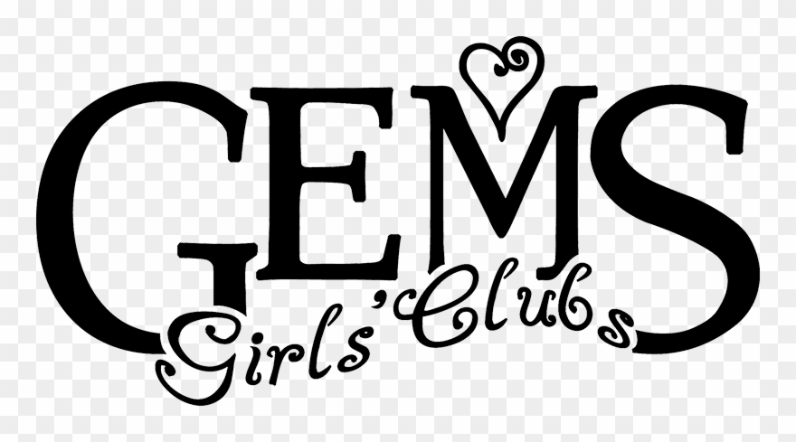 Gems Logo Black - Gems Girls Club Clipart