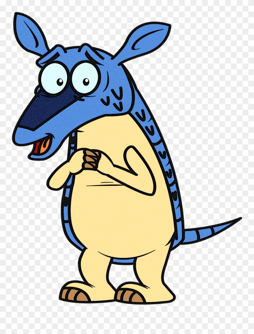 Vector Library Armadillo Clipart Simple - Armadillo Cartoon Png Transparent Png
