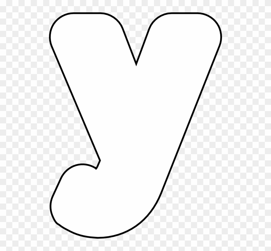 Joy Clipart - Printable - Cut Out Letter Y - Png Download