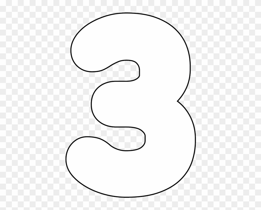 It's As Easy As 1 2 3 To Use Our Free Printable Numbers - Cras Clipart