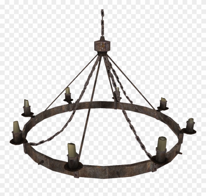 Clip Arts Related To - Skyrim Chandelier - Png Download