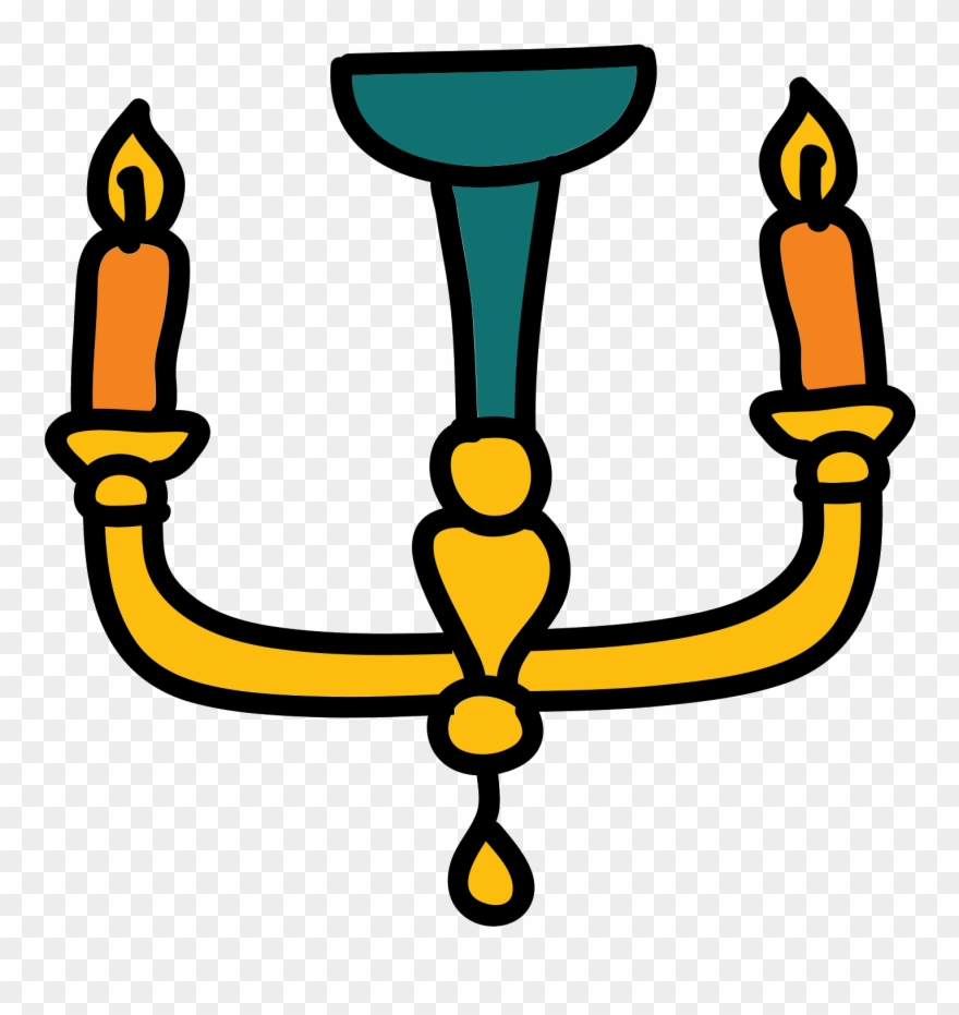 Chandelier Icon - Candle Clipart