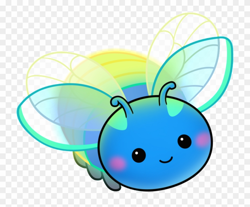 Bug Cartoon, Cute Cartoon Animals, Cartoon Drawings, - Cute Fireflies Clipart