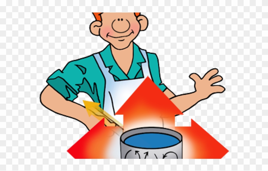 Heat Clipart Uses Heat - Heat Is Transferred Gif - Png Download