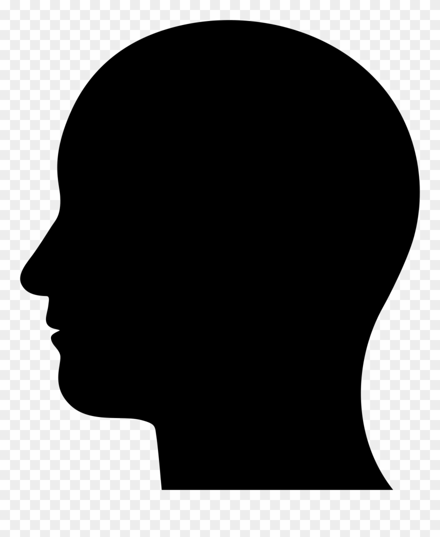 Silhouette Person Celebrity Portrait Chief Executive - Head Side View Silhouette Clipart