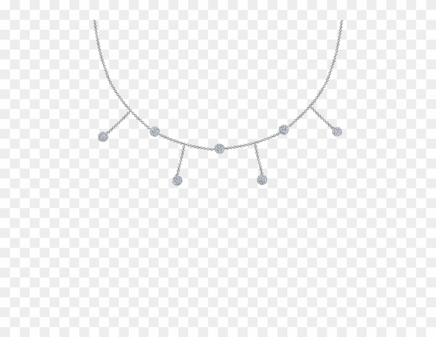 Diamond Chandelier Sphere Collar Necklace - Collar Clipart