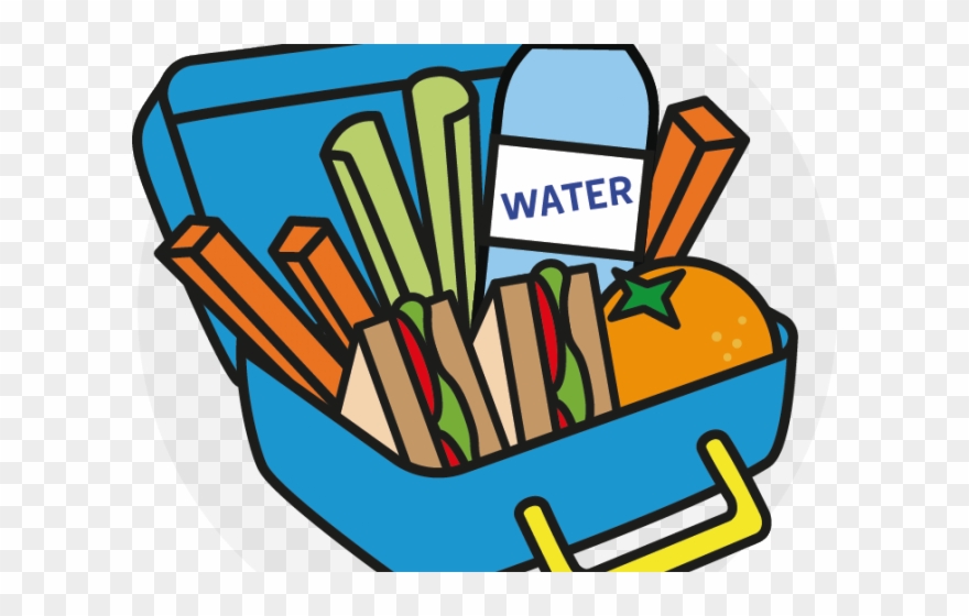 Lunch Box Clipart - Packed Lunch Clip Art - Png Download