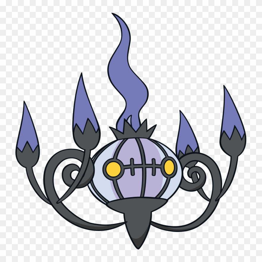 13 Sep - Pokemon Chandelure Clipart