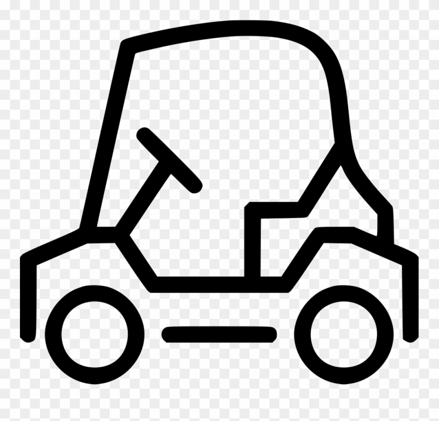 Golf Car Cart Electric Comments - Golf Car Icon Svg Clipart