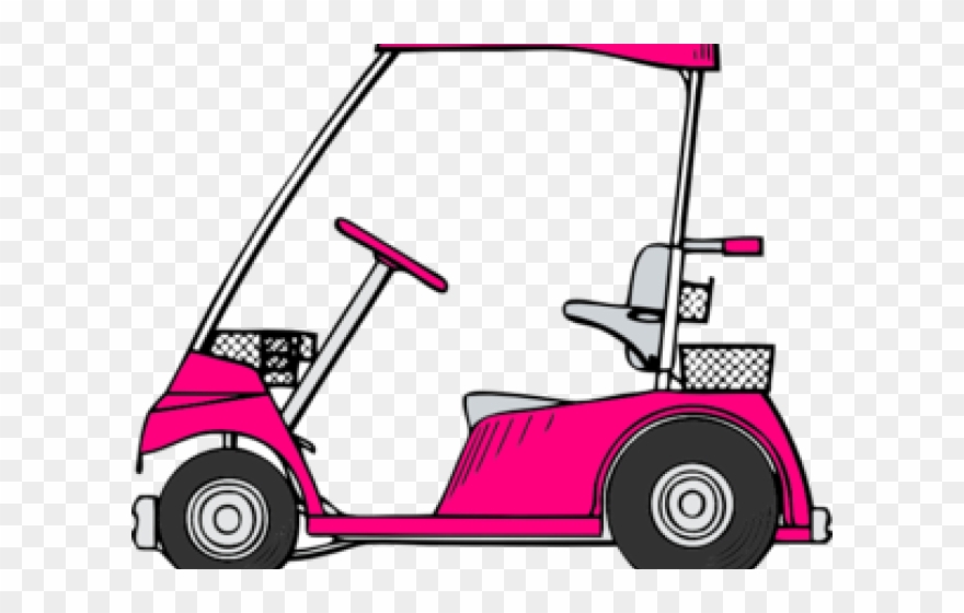 Golf Clipart Public Domain - Clip Art Golf Cart - Png Download