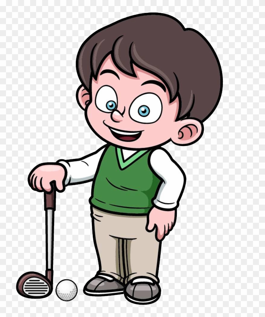 Golf Cartoon Png - Golfer Cartoon Clipart