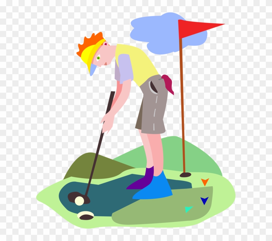 Golfing Clipart Golf Team - Illustration - Png Download