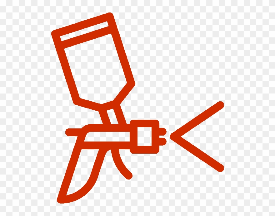 Body Shop - Pistola De Pintar Vector Clipart