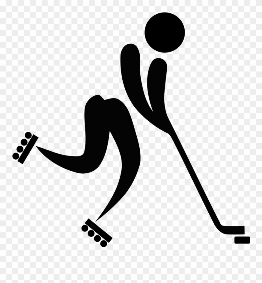 File Inline Hockey Pictogram Svg Wikimedia Commons - Field Hockey Clipart