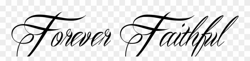 Forever Faithful Tattoo Clipart