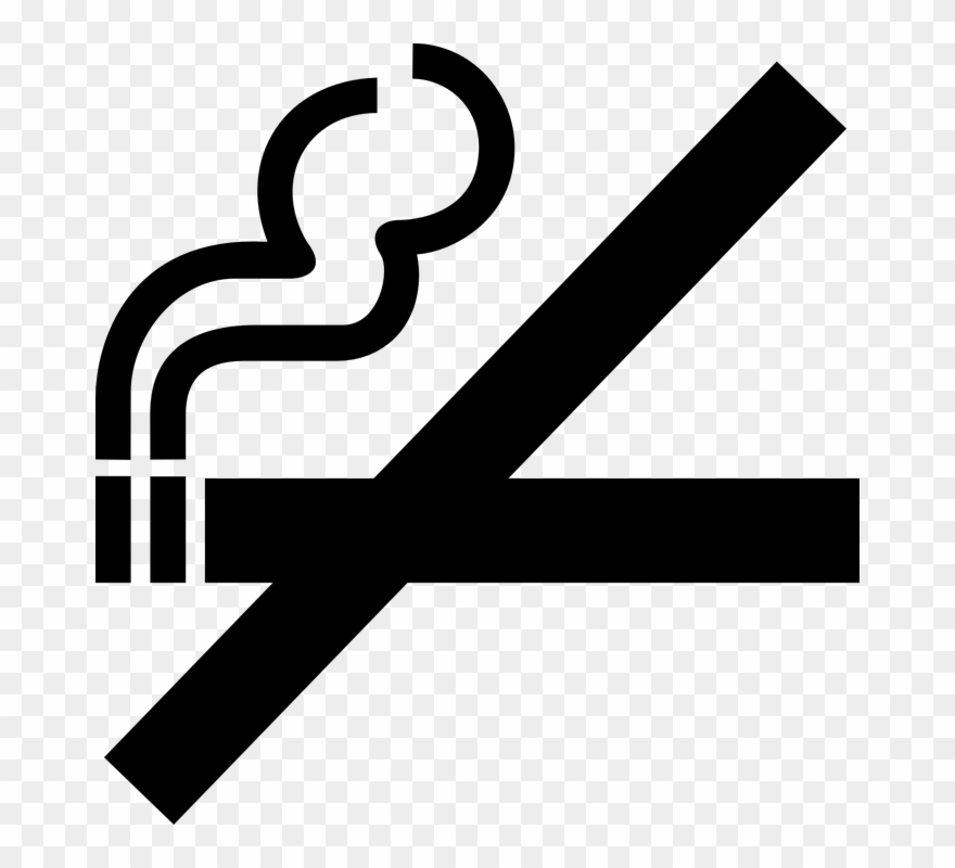 Bathrooms - Health And Safety No Smoking Clipart