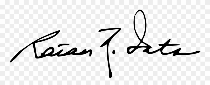 Signature Transparent Famous - Signature Indian Clipart