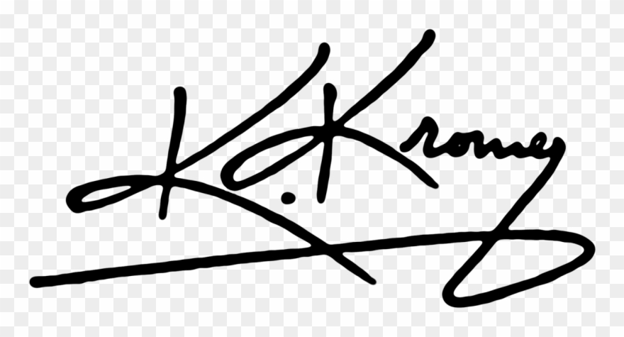 Clipart Writing Signature Hand - Writing - Png Download