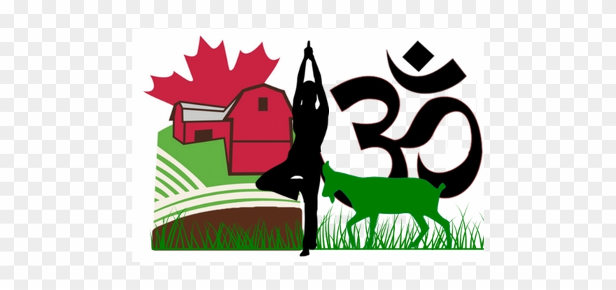 Clipart Goat Yoga - Om Aum Rectangle Magnet - Png Download