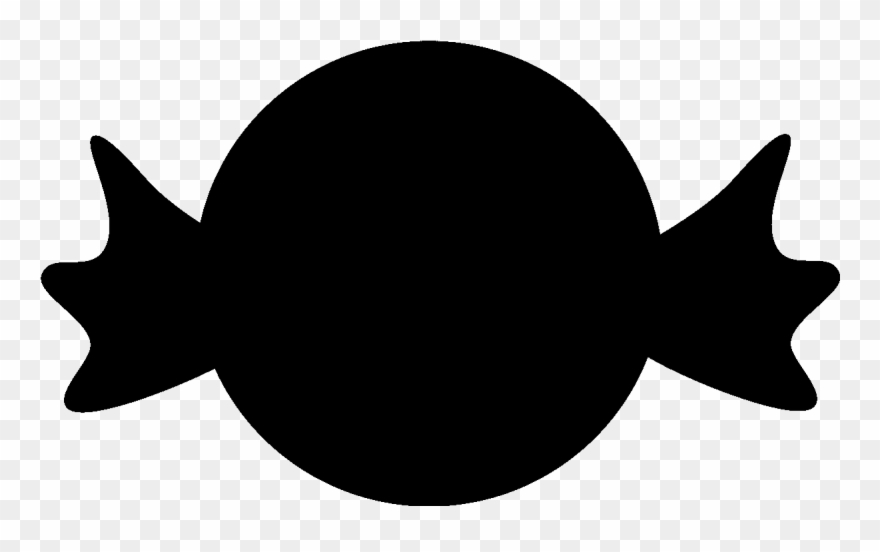 Sticker Ardoise Design Bonbon Ambiance Sticker Ardoise - Silhouette Bonbon Clipart