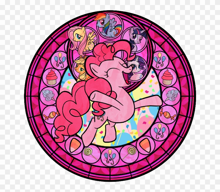 Bisschen Lang, Der Post, Aber Die Mane 6 Verdienen - My Little Pony Glass Tattoo Clipart