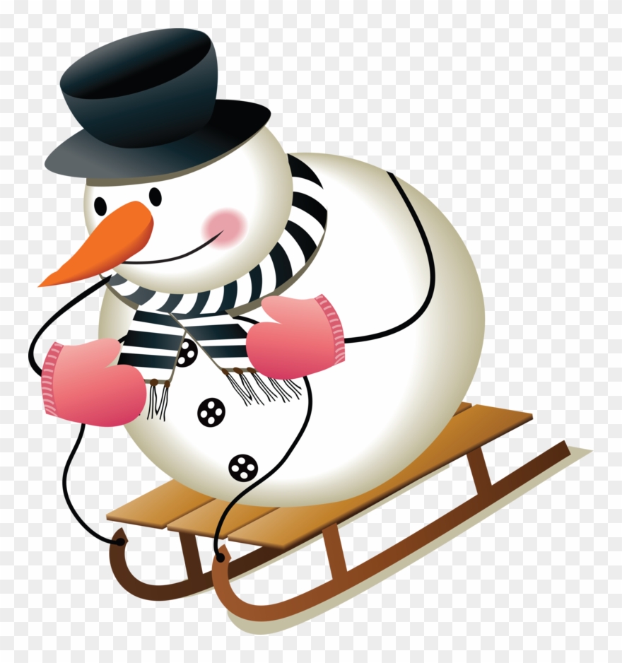 Snowman * - Bonhomme De Neige De Noel Png Clipart