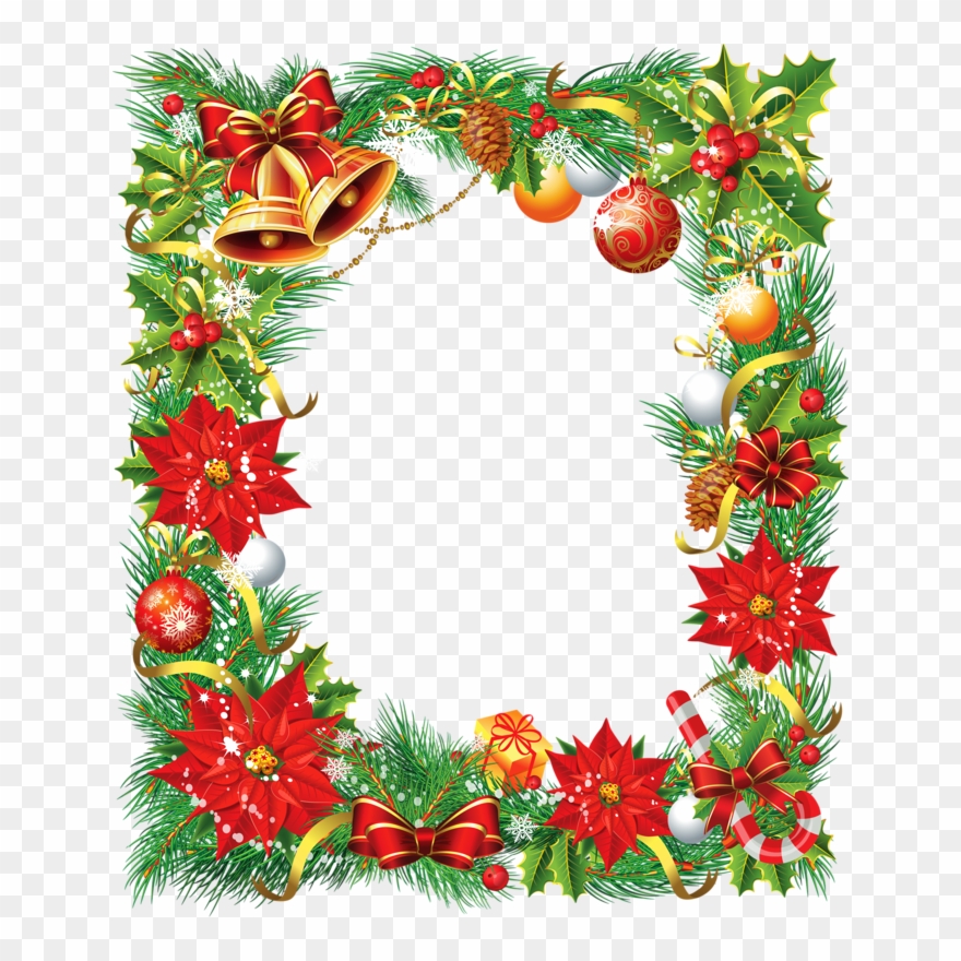 Image Du Blog Zezete2 - Christmas Frame No Background Clipart