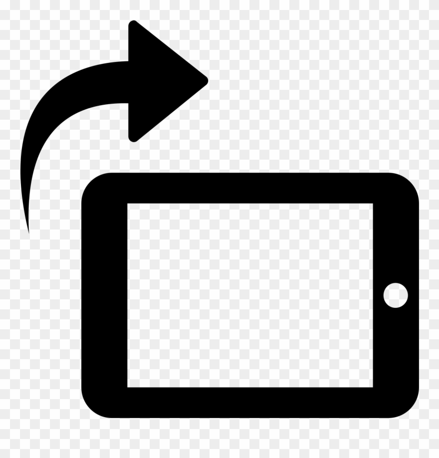 Auf Hochkant Drehen Icon - Icon Landscape Portrait Clipart