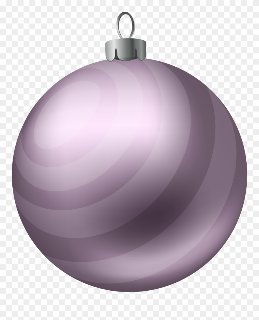 Soft Purple, Clipart Images, Christmas Clipart, Christmas - Clipart Purple Christmas Balls - Png Download