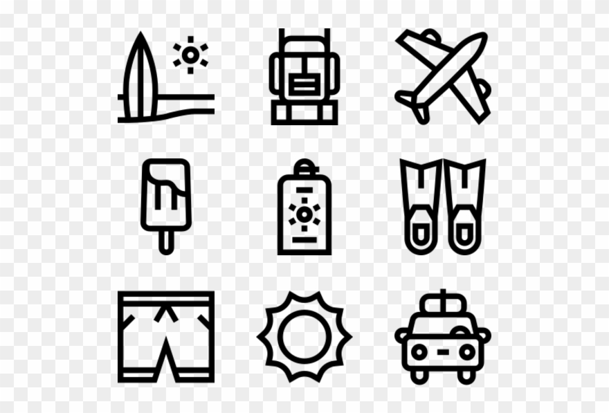 Summer Holidays - Free Downloadable Plumbing Icons Clipart