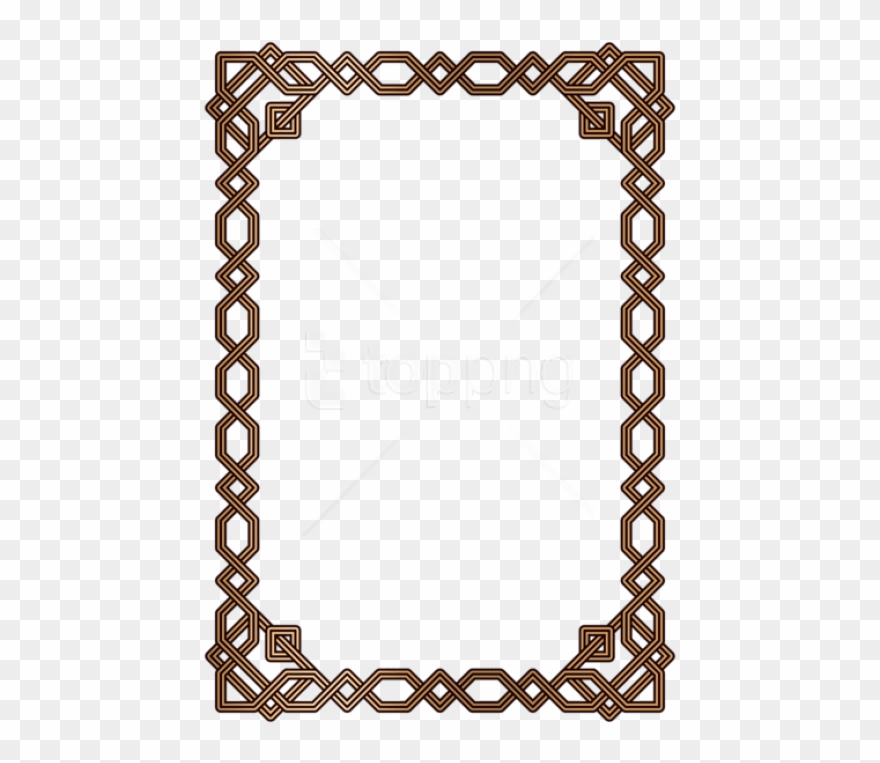 Frame Clipart Border - Rectangle Victorian Frame Vector - Png Download