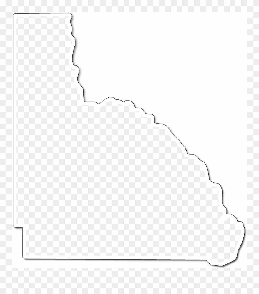 A Map Of Lafayette With An Outer Shadow Around The Clipart