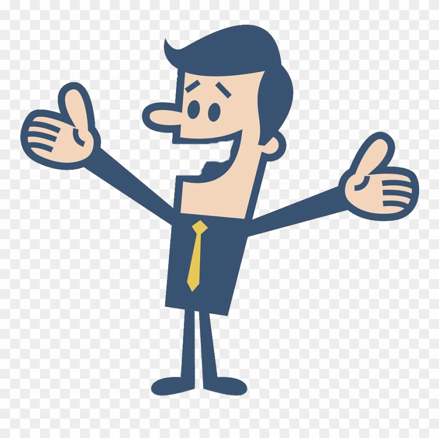 Vitruvian Man Arm Royalty-free Illustration - Open Arms Cartoon Transparent Clipart