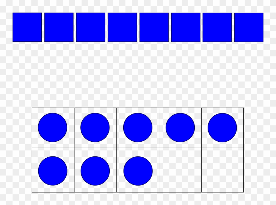 Framebob Org Image Freeuse - Eight In A Ten Frame Clipart
