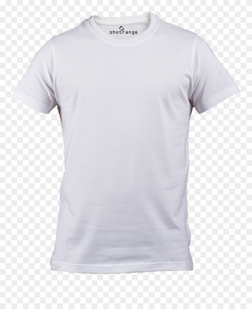 Shortrange - Plain White T Shirt Png Clipart