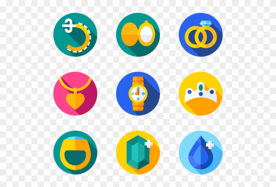 Jewelry - Teamwork Icons Clipart