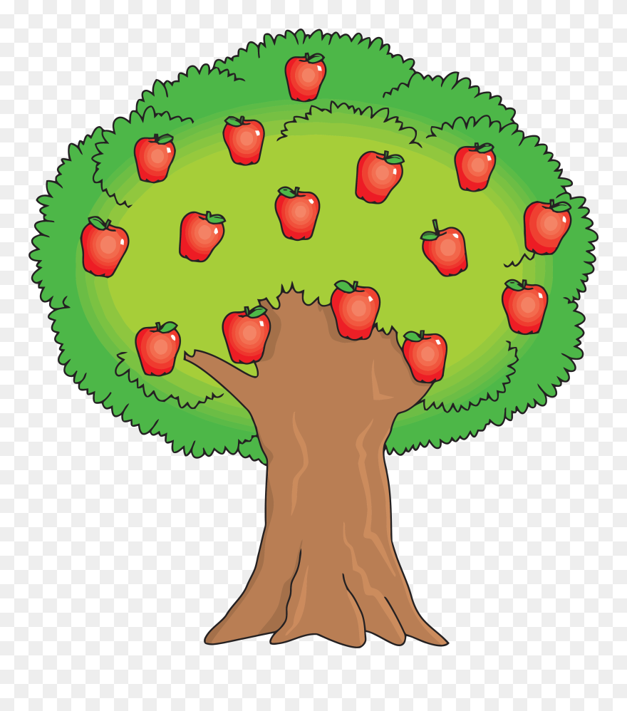 Apple Tree Clipart - Png Download