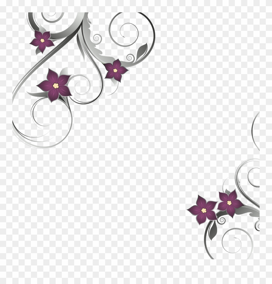 Download Png - Floral Vector Design Png Clipart