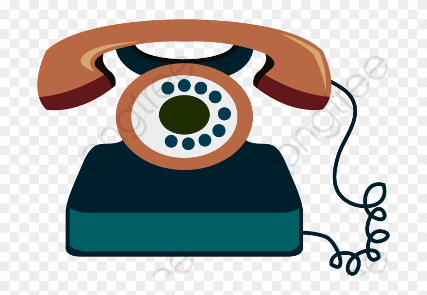Telephone Clipart Cartoon - Telefono Cartoon - Png Download