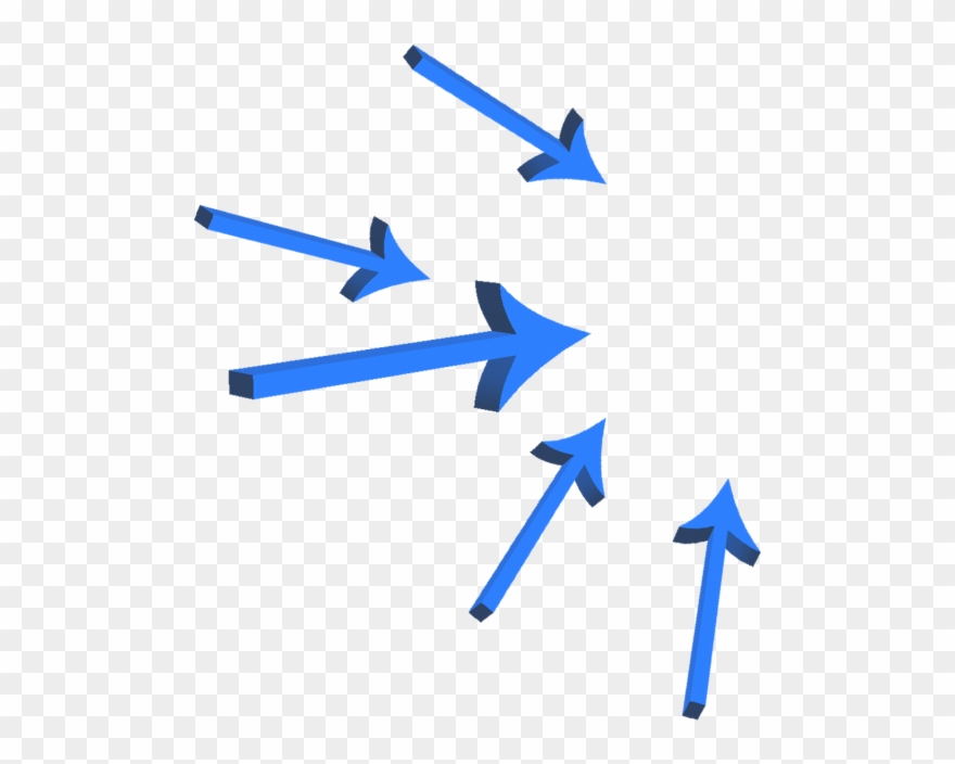 Vector Blue Psd - Blue Arrows Png Clipart