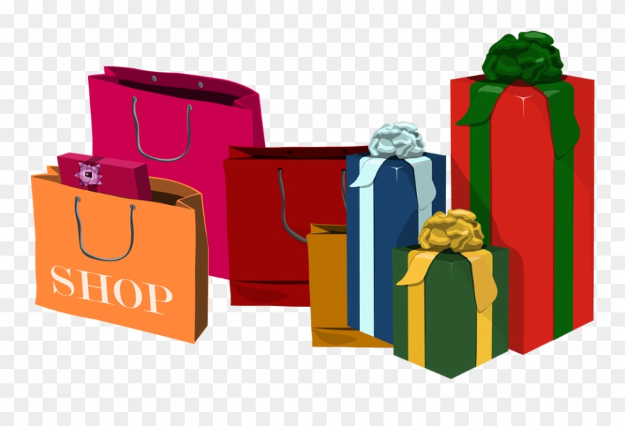 Purse Clipart Png - Christmas Shopping Clipart Png Transparent Png