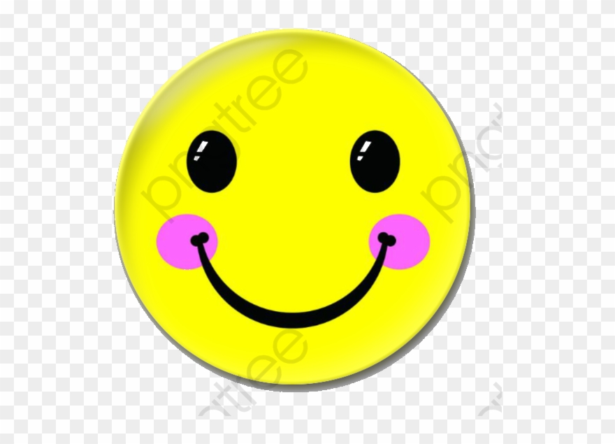 Round, Yellow Smiley Face, Face Clipart, Black, Yellow - Happy Face Png Clipart Transparent Png