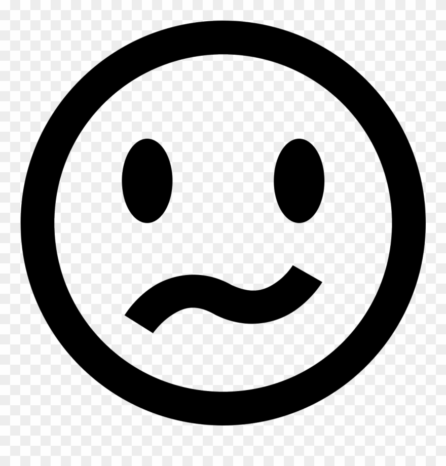 Confused Eyes Png - Facial Expression Icon Clipart