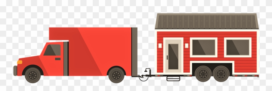 Tiny House Clip Art Tiny House On Wheels Mobile Home - Van - Png Download