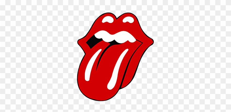 #vinyl #rollingstone #red #aesthetic #freetoedit - Rolling Stones Logo Clipart