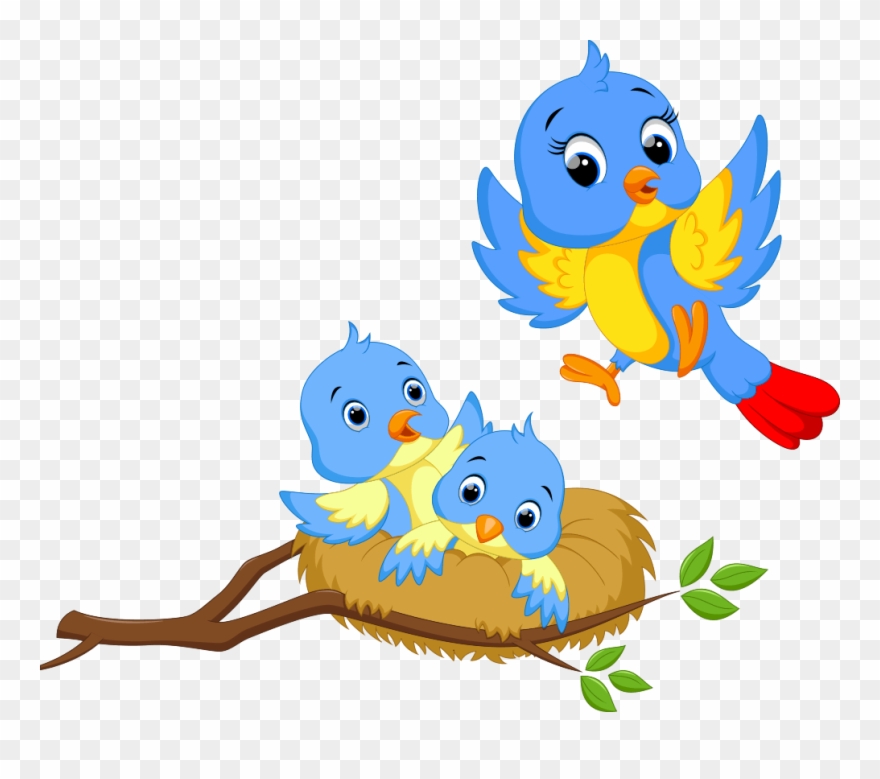 Bird Nest Png - Bird And Nest Clipart Transparent Png