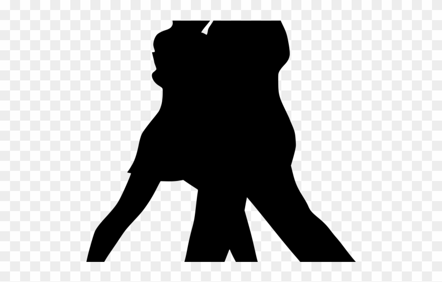 Couple Clipart Transparent - Silhouette - Png Download