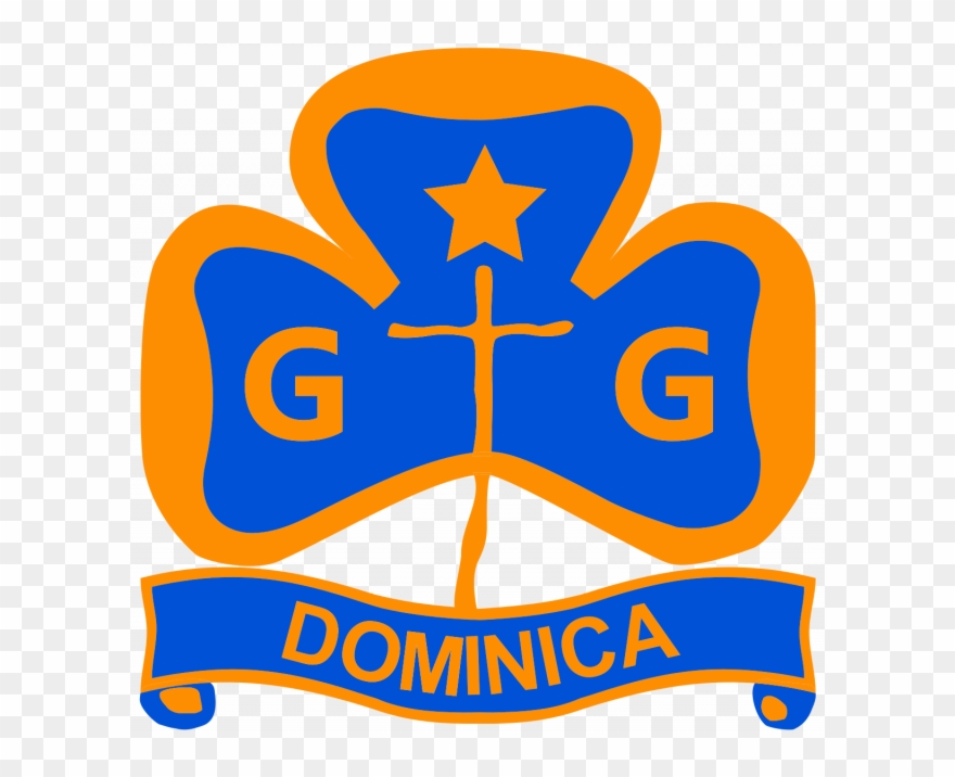 Dominica Flag Png - Guyana Girl Guides Clipart