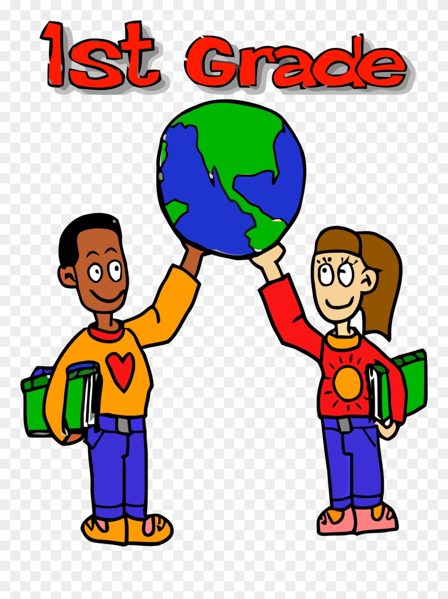 First Grade World Kids Carry Clipart Png - 5th Grade Transparent Png