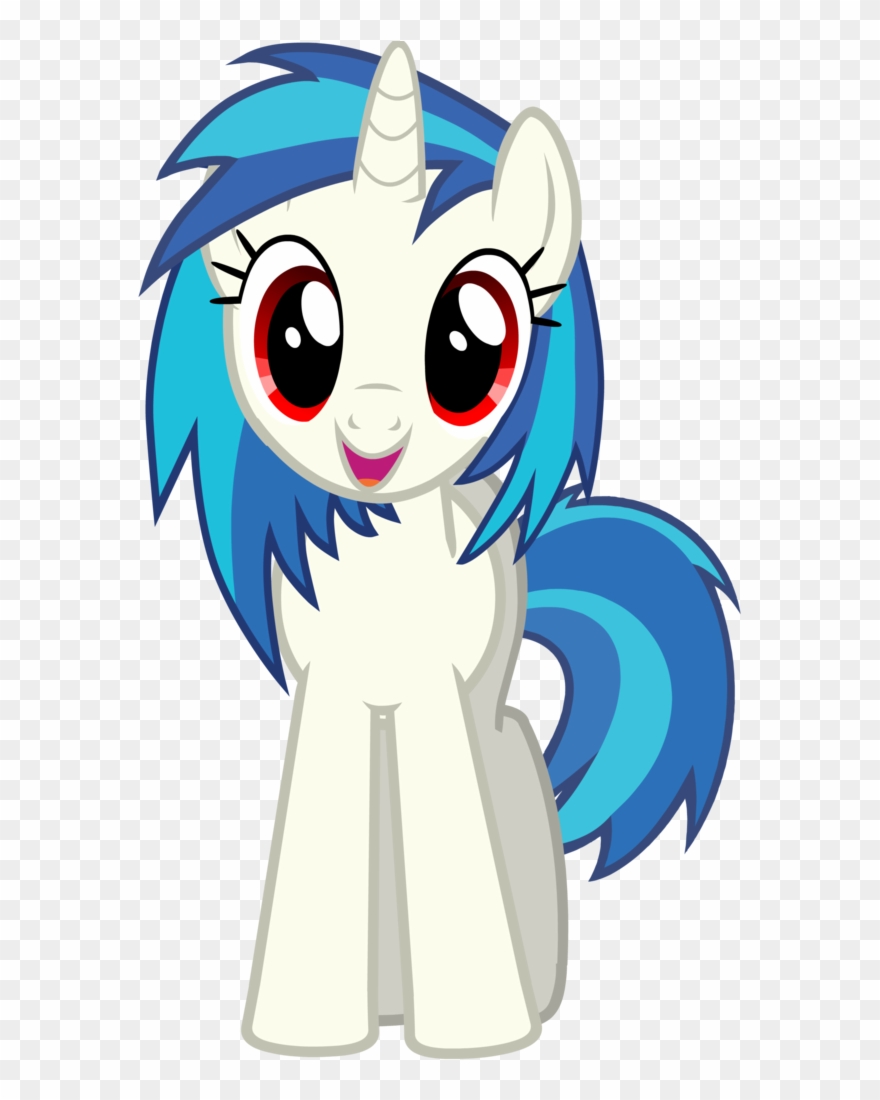 Photo Cute Little Vinyl Scratch - Cute Vinyl Scratch Png Clipart